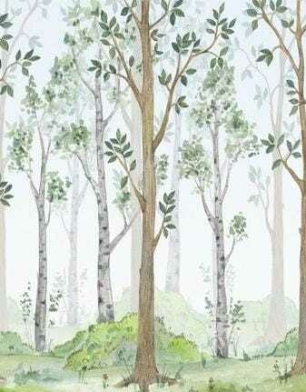 PAINEL LATERAL ARVORES BOSQUE