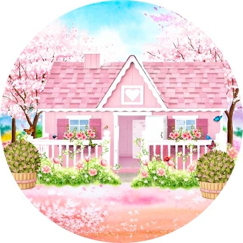 PAINEL REDONDO CASINHA JARDIM