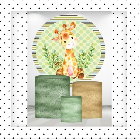 KIT PAINEL E TRIO DE CAPAS GIRAFINHA