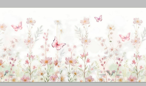PAINEL SUBLIMADO : JARDIM DAS FLORES DELICADAS