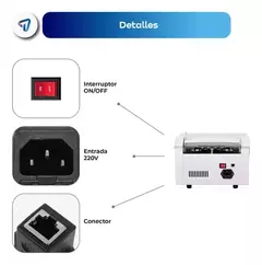 CONTADORA DE BILLETES WAGGS CON DETECTOR DE BILLETES FALSOS en internet