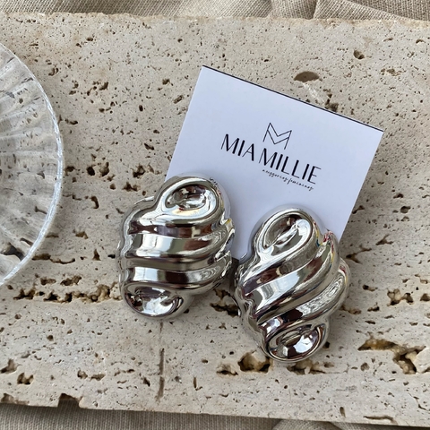 Brinco Concha Modern (prateado)