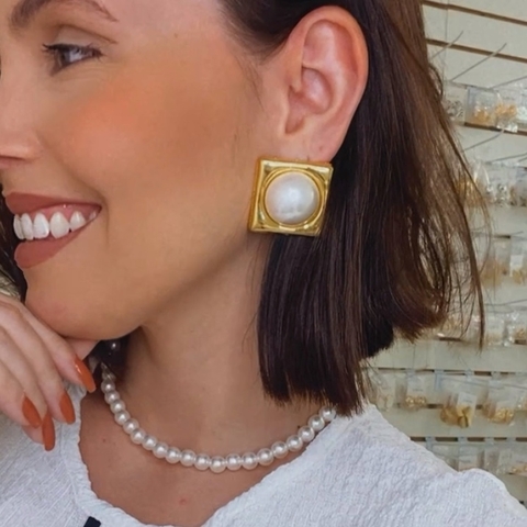 Brinco Elegance Perolado