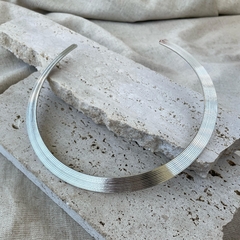 Gargantilha Texturizada (prateada) - comprar online