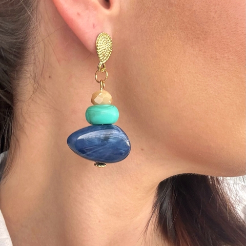 Brinco Pedras (azul)