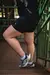 CONJUNTO SHORT ESSENTIAL RUN E TOP CROPPED PRETO - loja online
