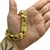 Pulseira 13mm Friso X Banhado a Ouro 18k - loja online