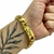 Pulseira 13mm Friso X Banhado a Ouro 18k na internet