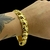 Pulseira 13mm Friso X Banhado a Ouro 18k - Destake Atacado