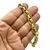 Pulseira 10mm Imperador Banhado a Ouro 18k - Destake Atacado