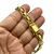 Pulseira 10mm Imperador Banhado a Ouro 18k - loja online