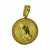 Pingente Medalha Mão Fé (M) Cravejado Banhado A Ouro 18k