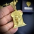 Pingente Jesus Cristo 3D Cravejado (M) Banhado A Ouro 18k - comprar online