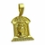 Pingente Jesus Cristo 3D Cravejado (M) Banhado A Ouro 18k na internet