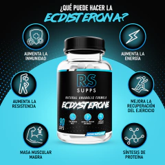 Fuerza, Rendimiento y Masa Muscular: Potencia tu Entrenamiento con Ecdysterona-Beta 500 mg - comprar en línea