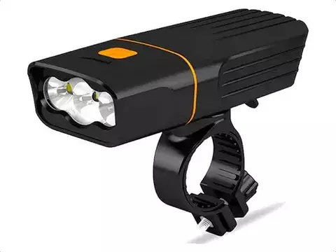 Luz para Bicicleta Triple T6 – Recargable por USB, 1200 Lúmenes, Resistente a la Lluvia