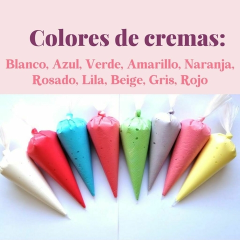 Minimanga con crema royal icing