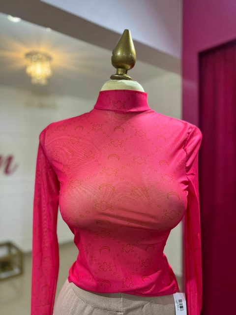 BLUSA MESH ROSA LUNA