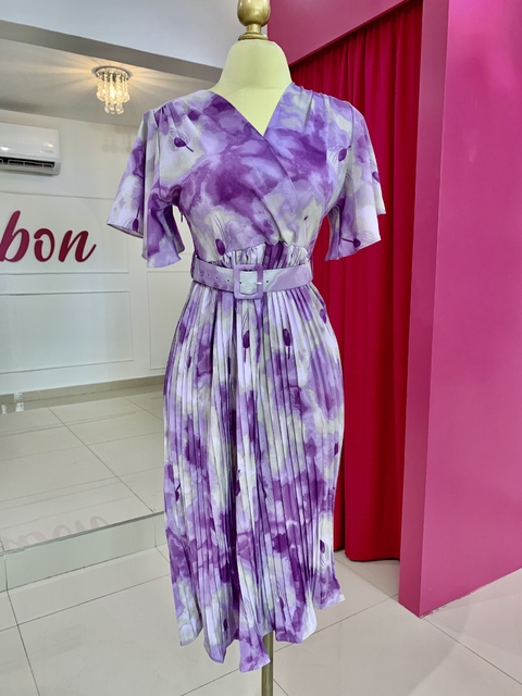 VESTIDO MEDI MORADO