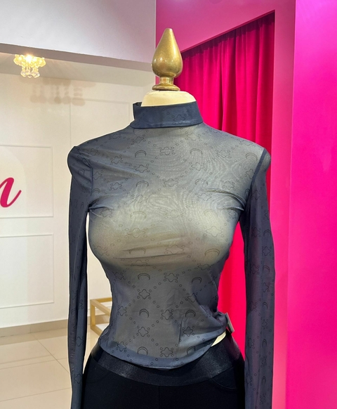 BLUSA MESH LUNA GRIS