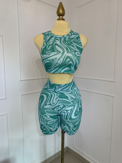 CONJUNTO VERDE RAYA