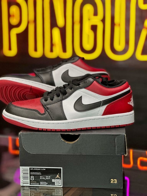 JORDAN 1 LOW BRED TOE TALLA 23CM