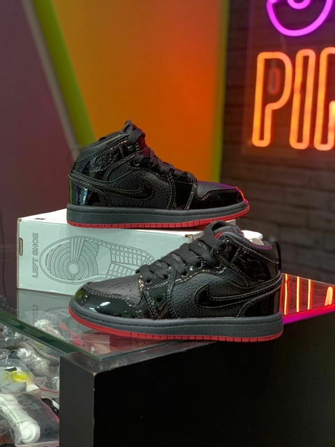 JORDAN 1 HIGH BLACK RED TALLA 13 CM G5