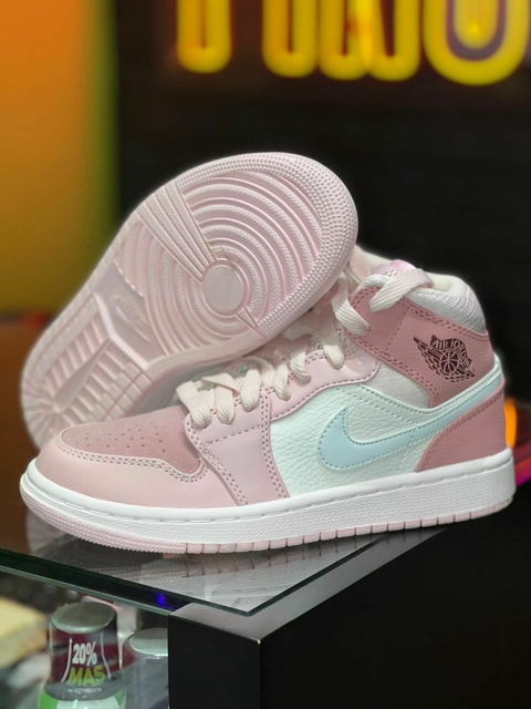 JORDAN 1 MID PINK PINK G5