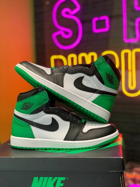 JORDAN 1 HIGH LUCKY GREEN