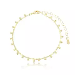 Pulseira Mini Grume Bolinhas Banhada a Ouro 18k - comprar online