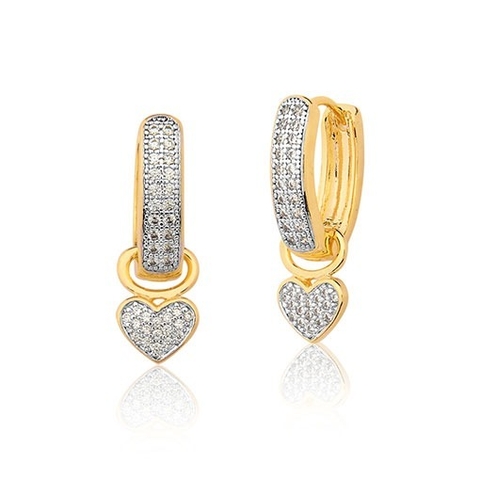 Brinco Pêndulo Coração