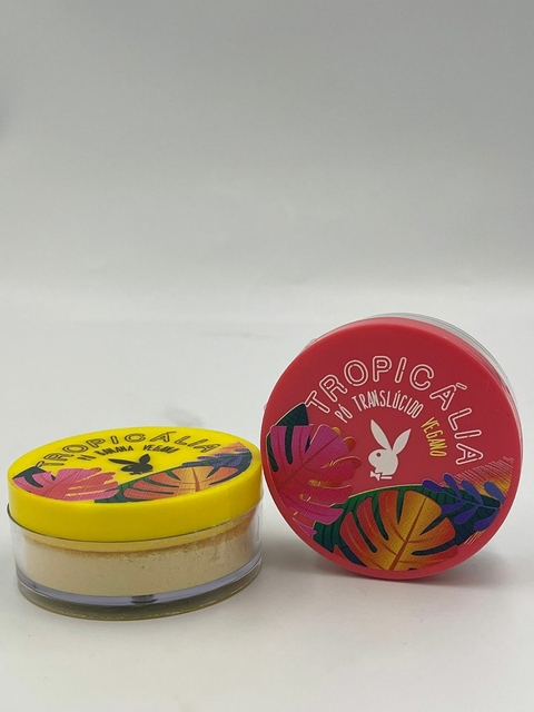 Pó translúcido vegano