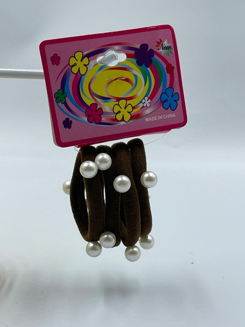 Amarrador de cabelo marrom