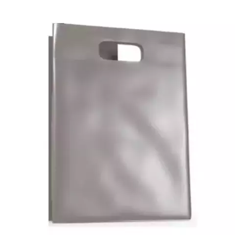 SACOLA PLASTICA BOCA DE PALHAÇO 20X30CM C/25 UN PRATA - comprar online