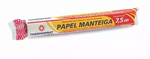 PAPEL MANTEIGA 30CMX7,5M THERMOPRAT - 440 - comprar online