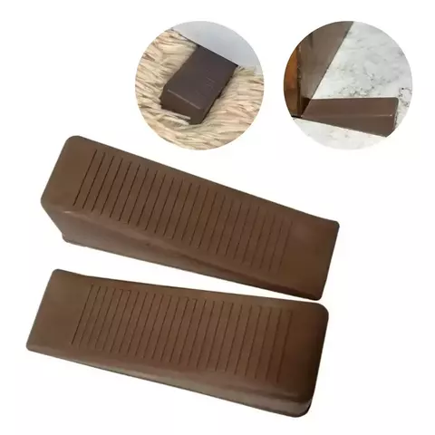 APARADOR/TRAVA DE PORTA DE PVC C/2 PCS 9,5X3X2,5CM NA CARTELA 138-438 MAXXIMO