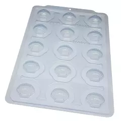 FORMA DE SILICONE CONCHA SHELL BWB - 3512