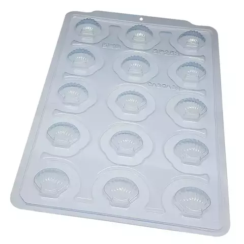 FORMA DE SILICONE CONCHA SHELL BWB - 3512