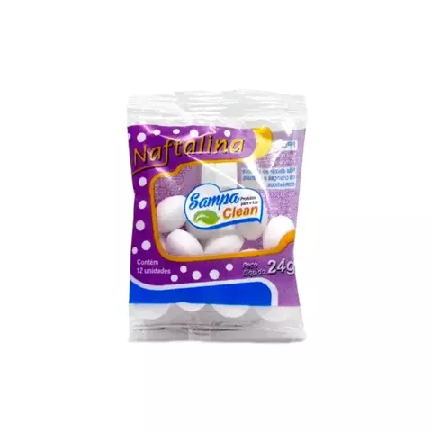 NAFTALINA SAMPA CLEAN 24G UNIDADE - comprar online
