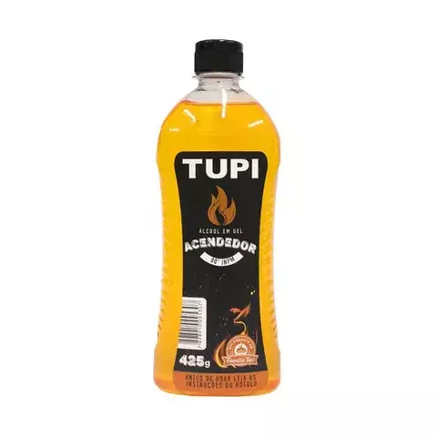ÁLCOOL 80º 425G GEL ACENDEDOR TUPI