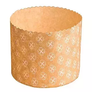 FORMA FORNEÁVEL PARA PANETONE 100G KRAFT COM 10 UNIDADES - comprar online