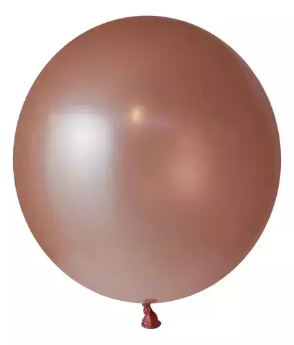 BALÃO 9 ROSE GOLD BELLO - PACOTE 50 UNIDADES