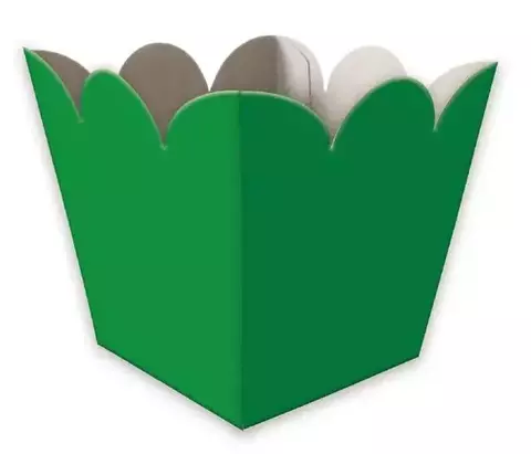 CACHEPOT VERDE LISO COM 8 UNIDADES - comprar online