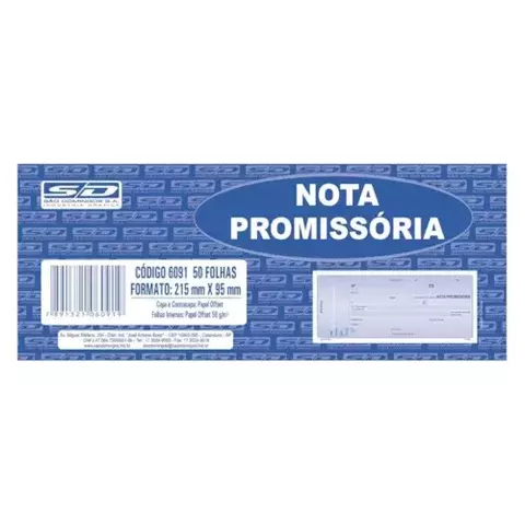 BLOCO DE NOTA PROMISSÓRIA