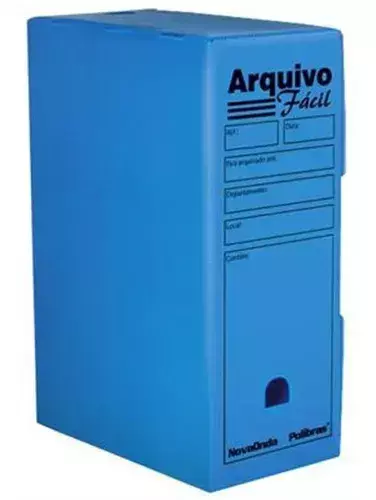 ARQUIVO MORTO POLIONDA AZUL UNIDADE