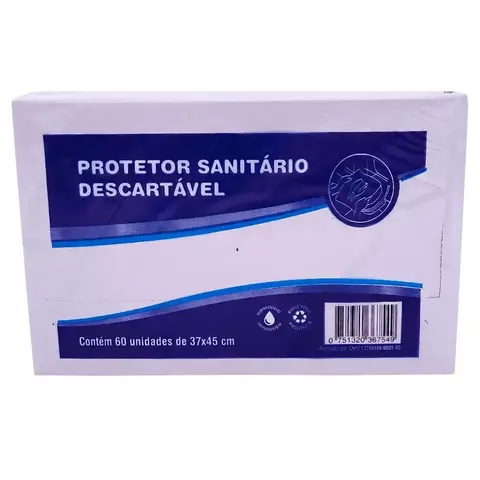 PROTETOR SANITÁRIO DESCARTAVEL REFIL COM 60 UNIDADES - comprar online