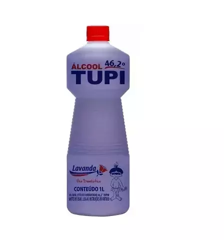 ÁLCOOL 46,2º 1L LAVANDA TUPI