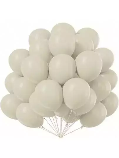 BALÃO 9 BRANCO REDONDO 50UND