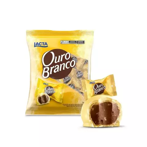 BOMBOM OURO BRANCO 1K