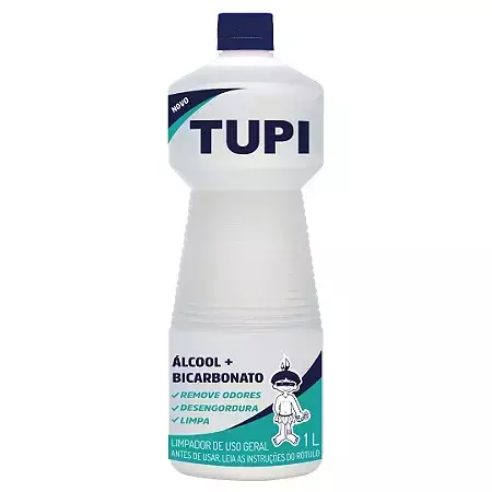 ÁLCOOL +BICARBONATO 1L TUPI COM 12 UNIDADES